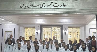 Эрон Ислом Республикасининг Тошкентдаги элчихонасида таэквондо спорт тури бўйича медаль совриндорлари билан учрашув бўлиб ўтди.